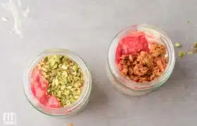 pistacio parfait dessert