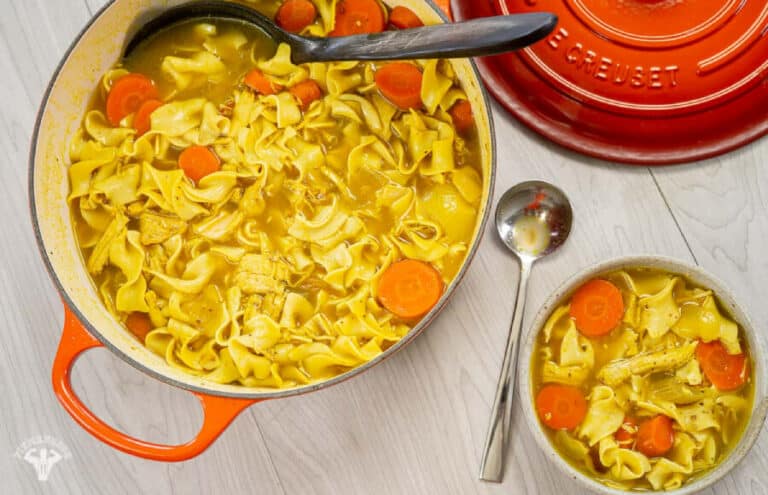 Golden Turmeric Chicken Noodle Soup