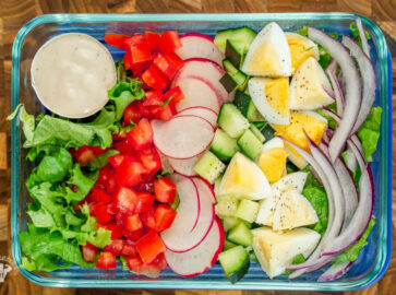 how to meal prep salads