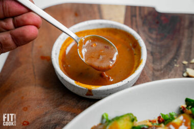 spicy peanut butter dressing sauce