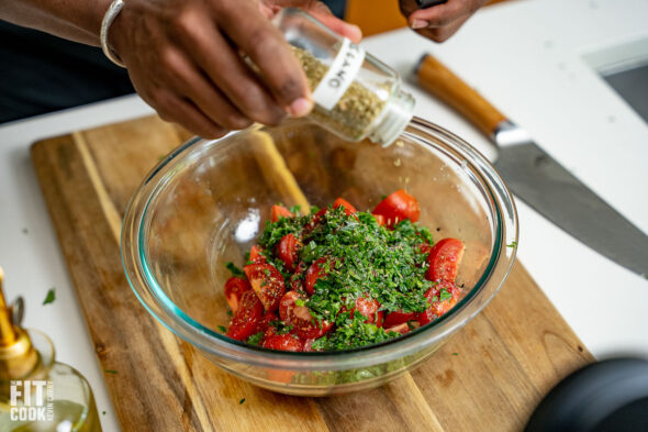 Tomato Herb Salad Recipe