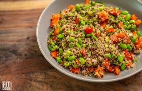 Asian Quinoa Salad - 5 Ingredient Recipe