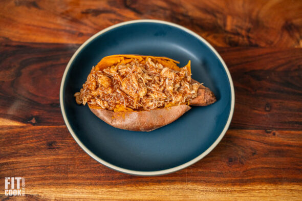 BBQ Stuffed Sweet Potato - 10-Minute Meal
