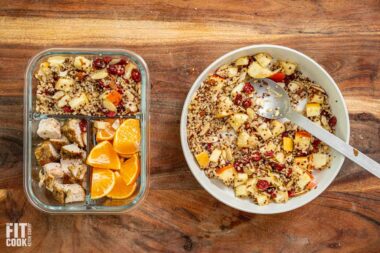 Fruit and Nut Quinoa Breakfast - 5 Ingredient Recipe