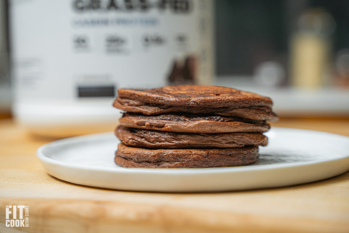 Chocolate Protein Pancakes Recipe using Casein