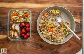 Quinoa Mediterranean Salad - 5 Ingredient Recipe