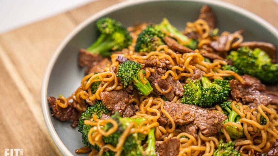 Beef and Broccoli Ramen Noodles