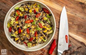 Southwest Quinoa Salad - 5 Ingredient Recipe