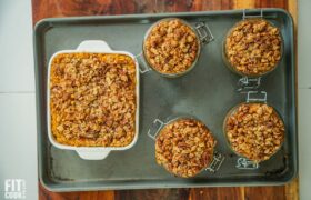 Sweet Potato Pie Protein Oatmeal Bake Recipe