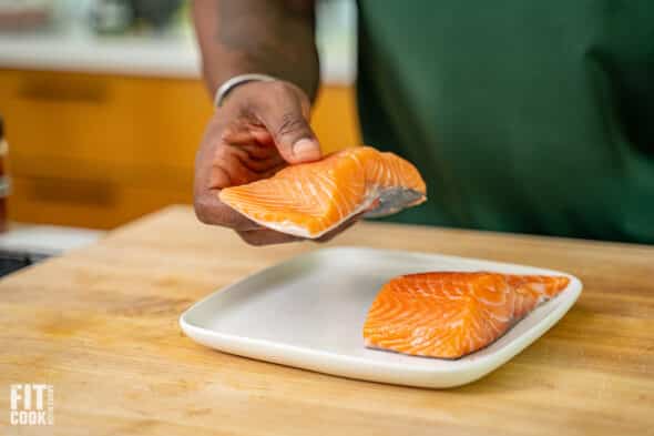teriyaki salmon sliders