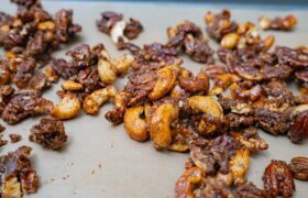 Stovetop Candied Pecans Recipe