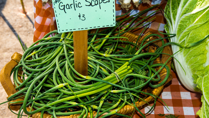How to Cook Garlic Scapes