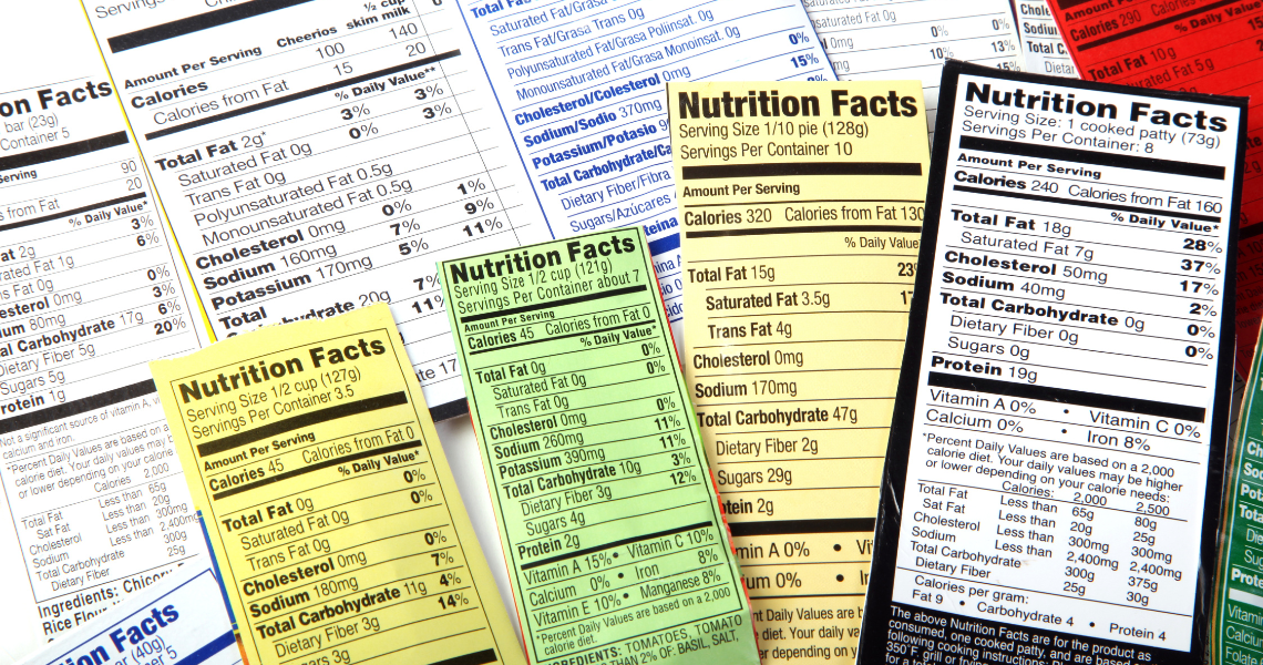 How to Read Nutrition Food Labels