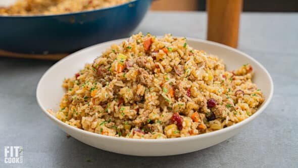 Turkey Ragout With Rice Thanksgiving Turkey & Rice Meal Prep - Fit Men Cook