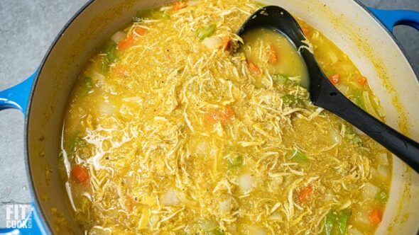 Ginger Chicken Quinoa Soup