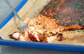 broiled salmon fillet
