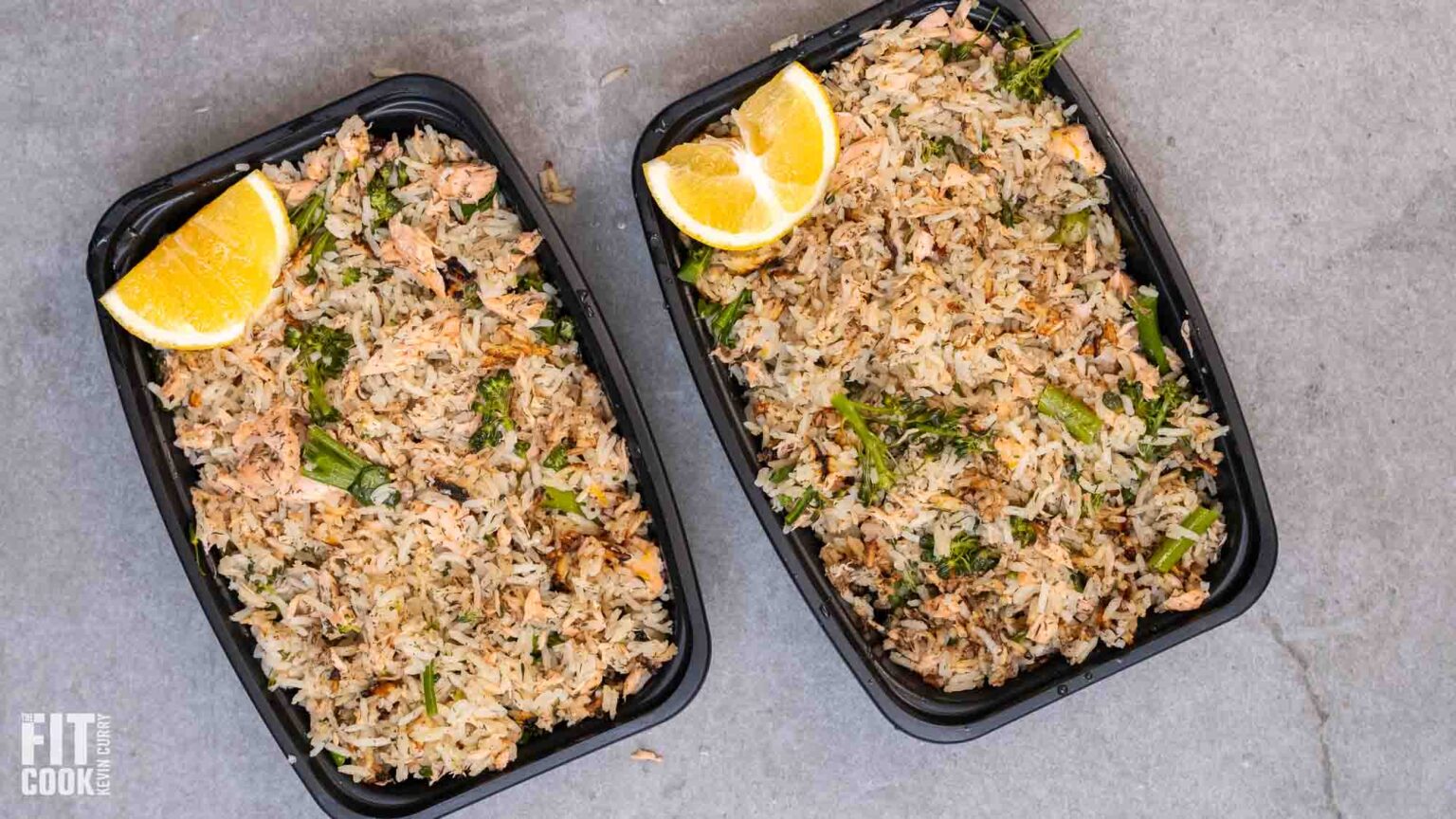 Ss Rice Prep High Protein Salmon Rice Bowl - Easy Meal Prep Recipe - Fit Men Cook