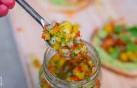 tropical mango pineapple salsa