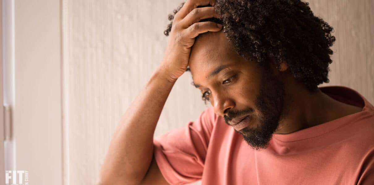 Kevin Curry discussing men's mental health and high functioning depression symptoms.