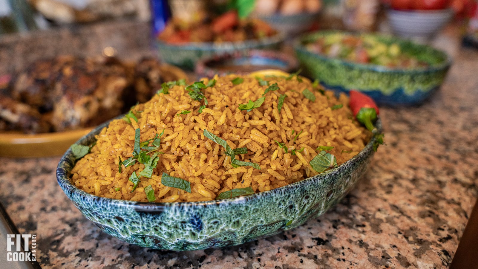 Cumin-Spiced Garlic Rice moroccan meal prep taghazout web