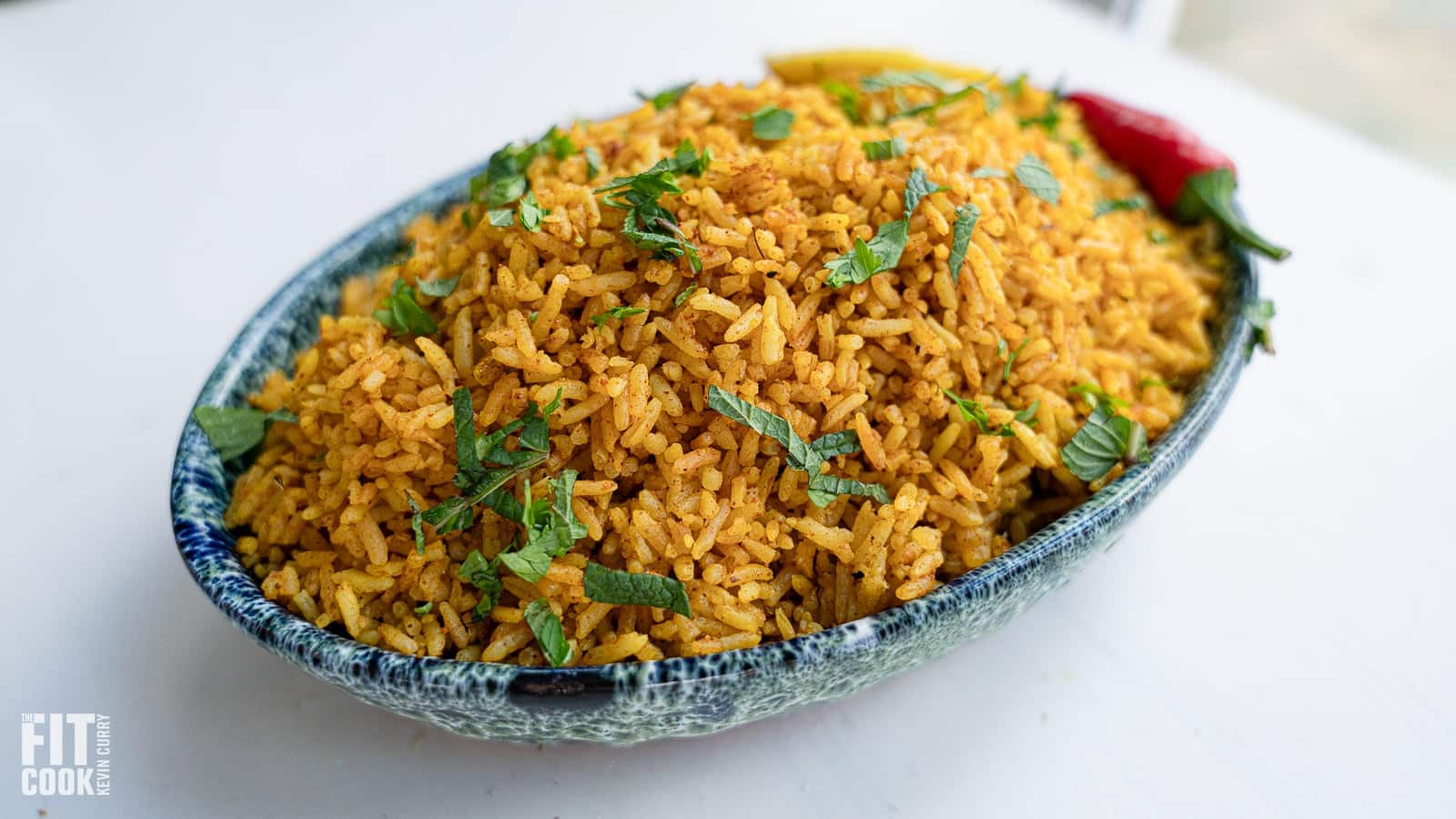 Cumin-Spiced Garlic Rice moroccan meal prep