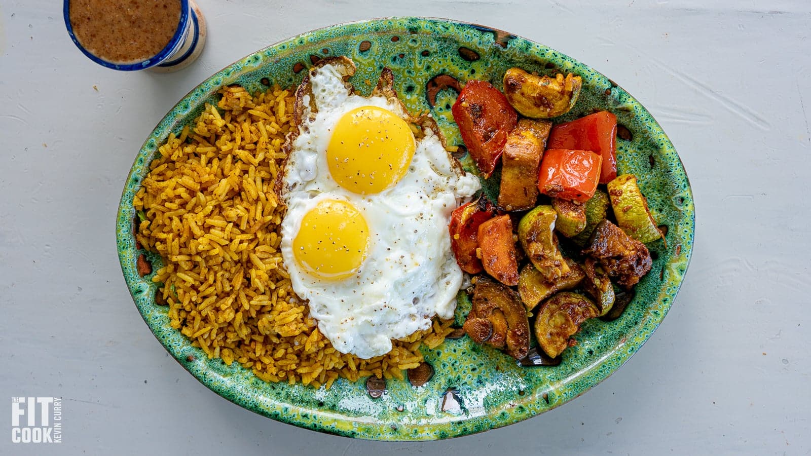 Fried Egg Rice Skillet moroccan meal prep-1