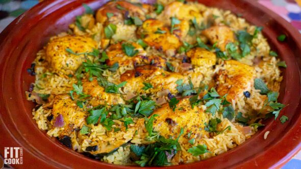 Moroccan Chicken Rice Tagine – One-Pot 30-Minute Meal Prep