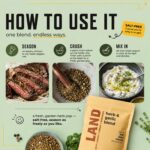 Land Herb & Garlic blend (no salt added)